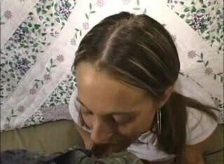 busty bitch sucks huge prick