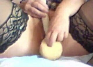 Sue Cumming As Hubby Sprays Over Her