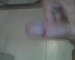 Slow wanking breathy cumming spray