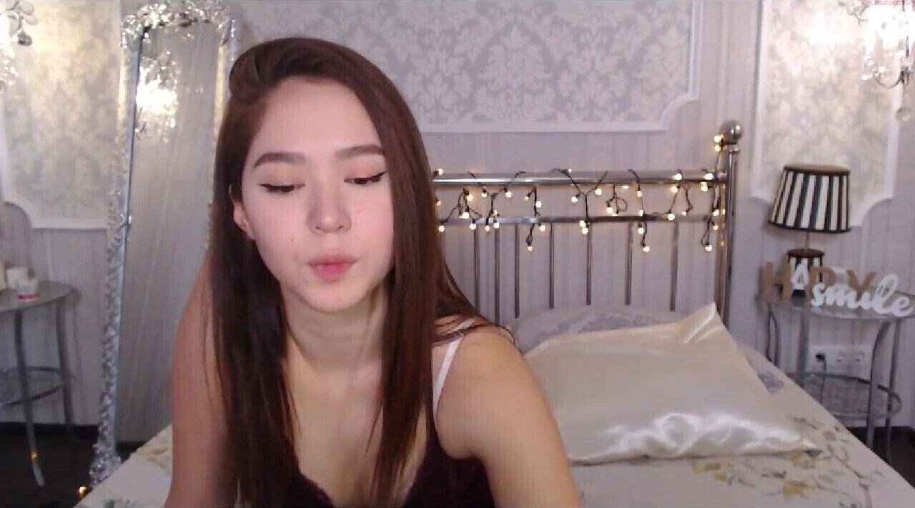 Asian bitch, masturbating, fingering, orgasm