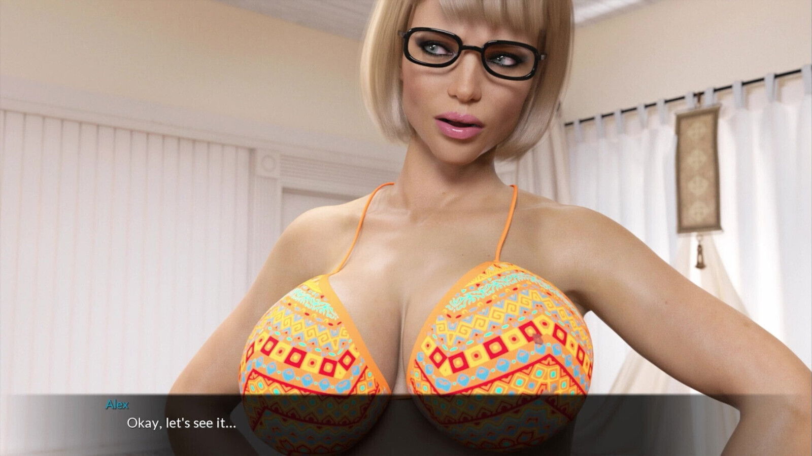 Blossoming Love Bikini parade sexy MILF