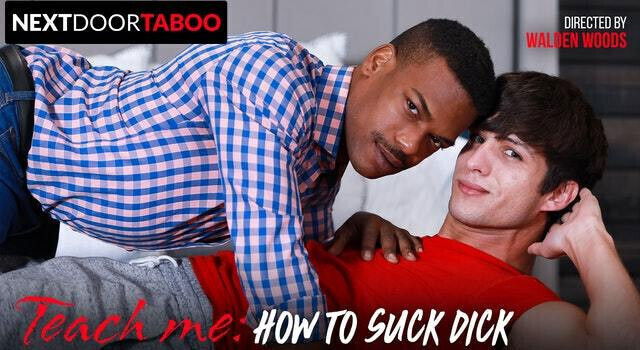 Straight Jock Teaches Stepbrother Suck Dick