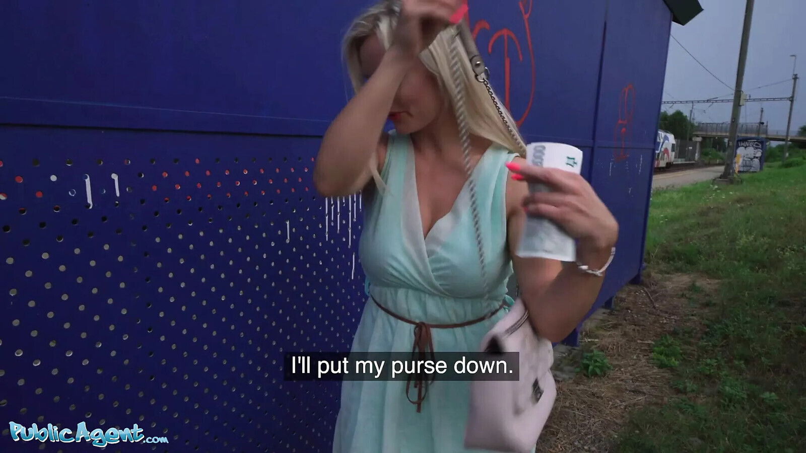 Public Agent, Blonde Fucked Field