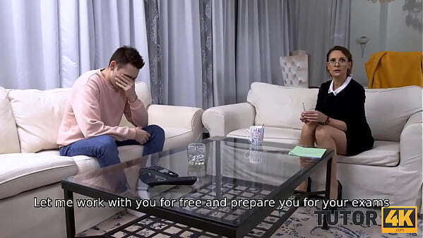 TUTOR4K. Mature tutor saves permitting disciple taste peach