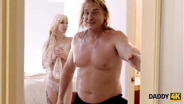 DADDY4K. Cunning seduces cute bride before wedding ceremony