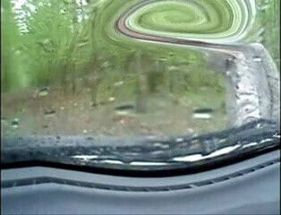 Handjob in my car on a rainy day