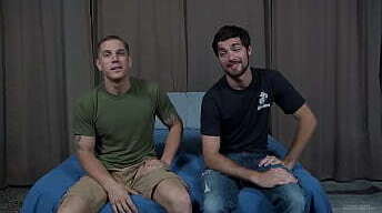 Recruit Grabs Sheets &amp_ Moans With Pleasure ActiveDuty