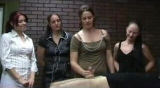 Jerky Office Girls - Cfnm Handjob