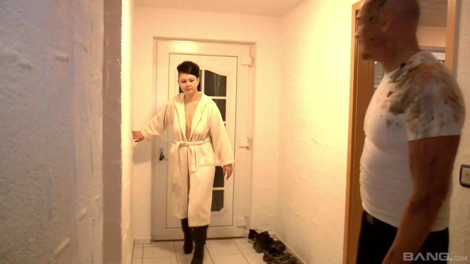 Amateur fucking with short hair wife Katy Steel