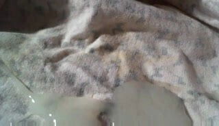 huge cumshot panties (slow motion)