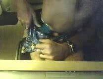 guy in wheelchair jacking off