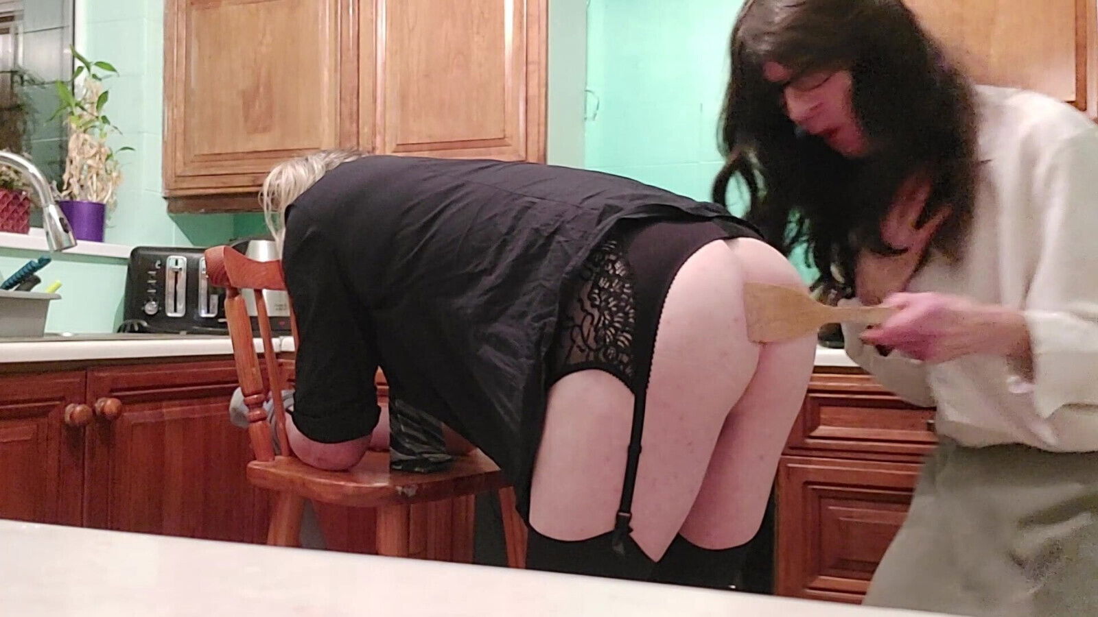 Ashley Gets Spanked Rimmed.