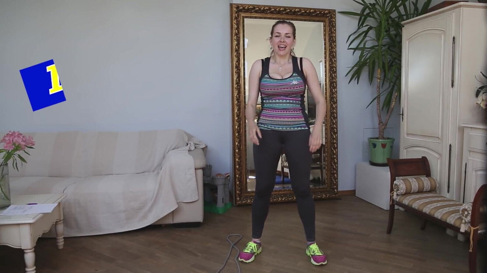 Busty instructor Marta's areolas works