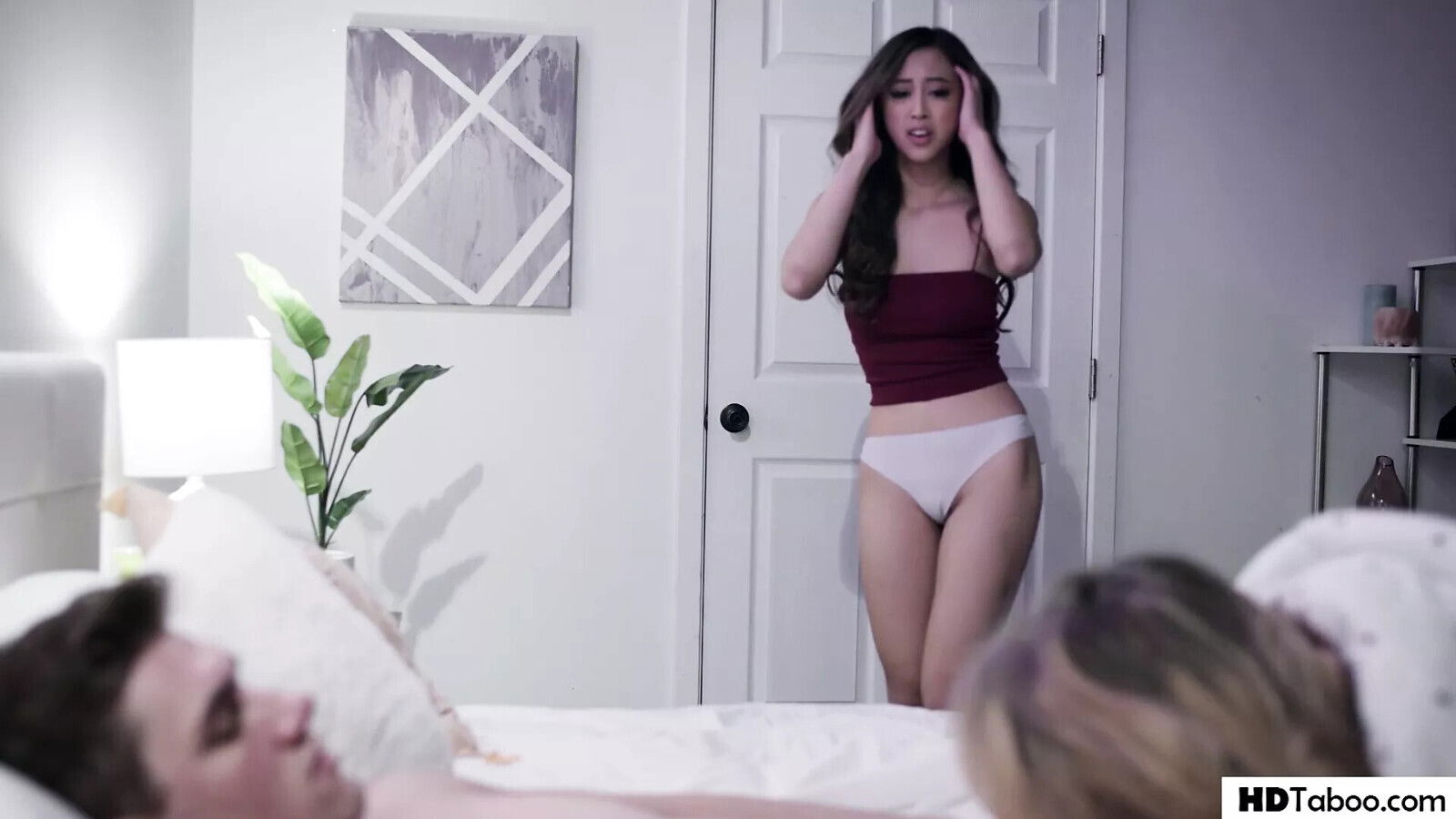 Taboo relationship revealed Asian college girl