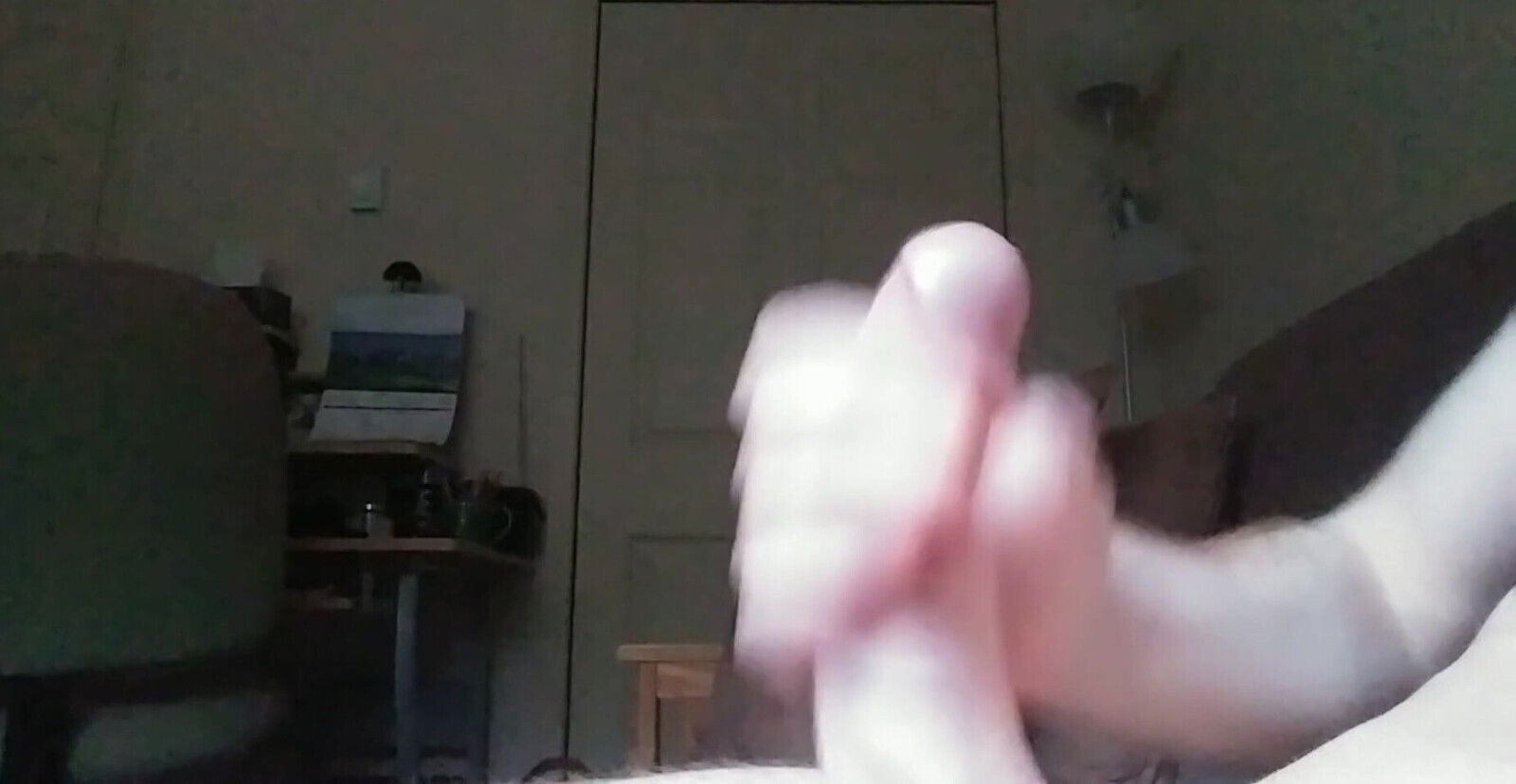 Inch White Monster Shoots Load