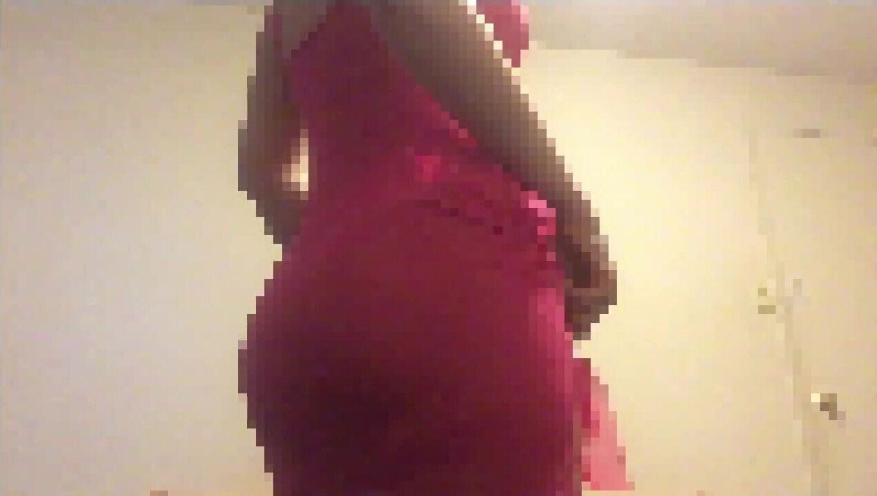 Pink Lace Babydoll Striptease Censored