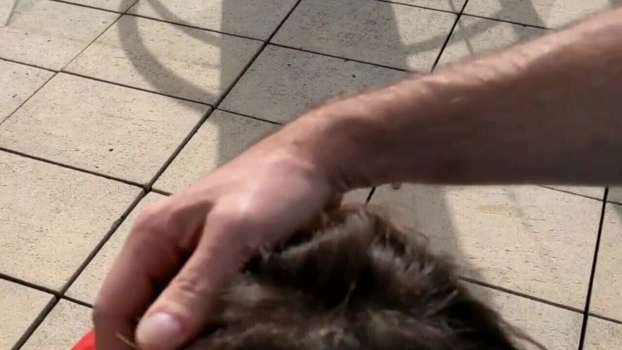 Badante ucraina sega cazzo sborrare sulle