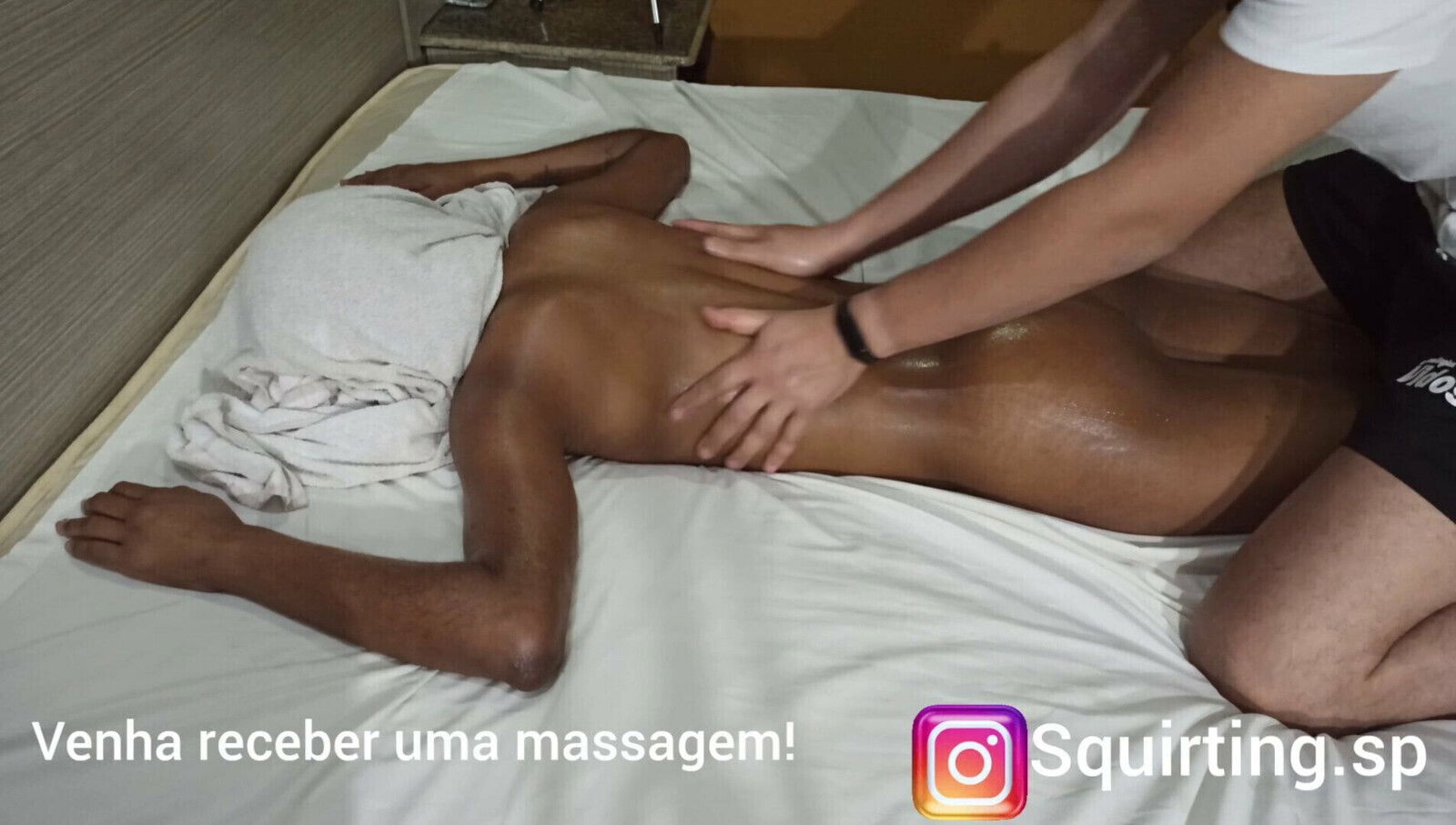 Massage squirting year black girl part