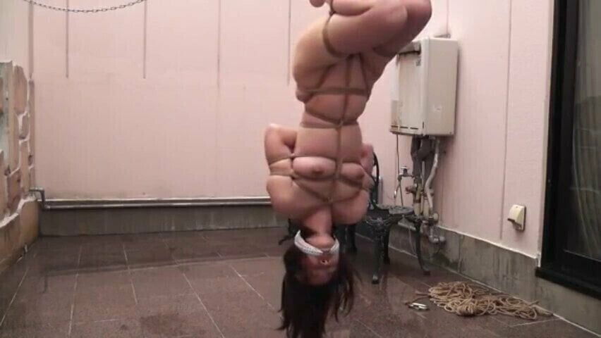 Japanese hanging bondage