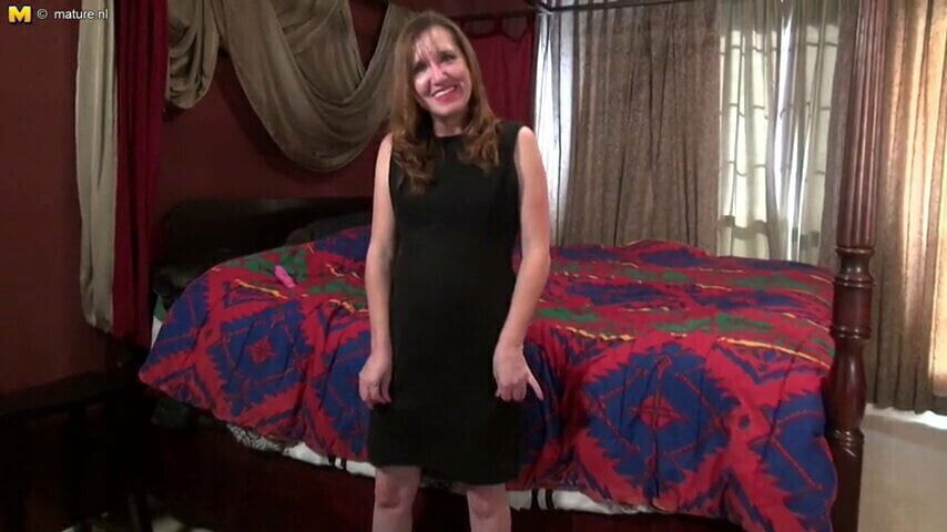 American Mature Lady Playing With Herself