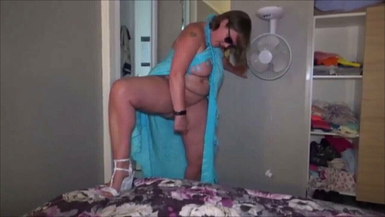 Busty milf standing masturbating orgasm