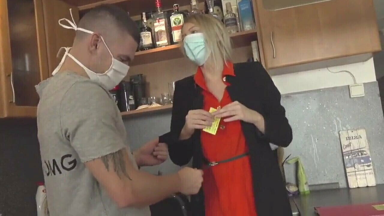 dick horny seductes blonde executor asmr