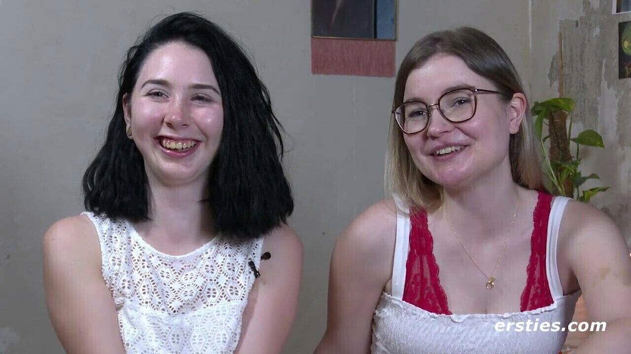 Joana gives Emily strap-on