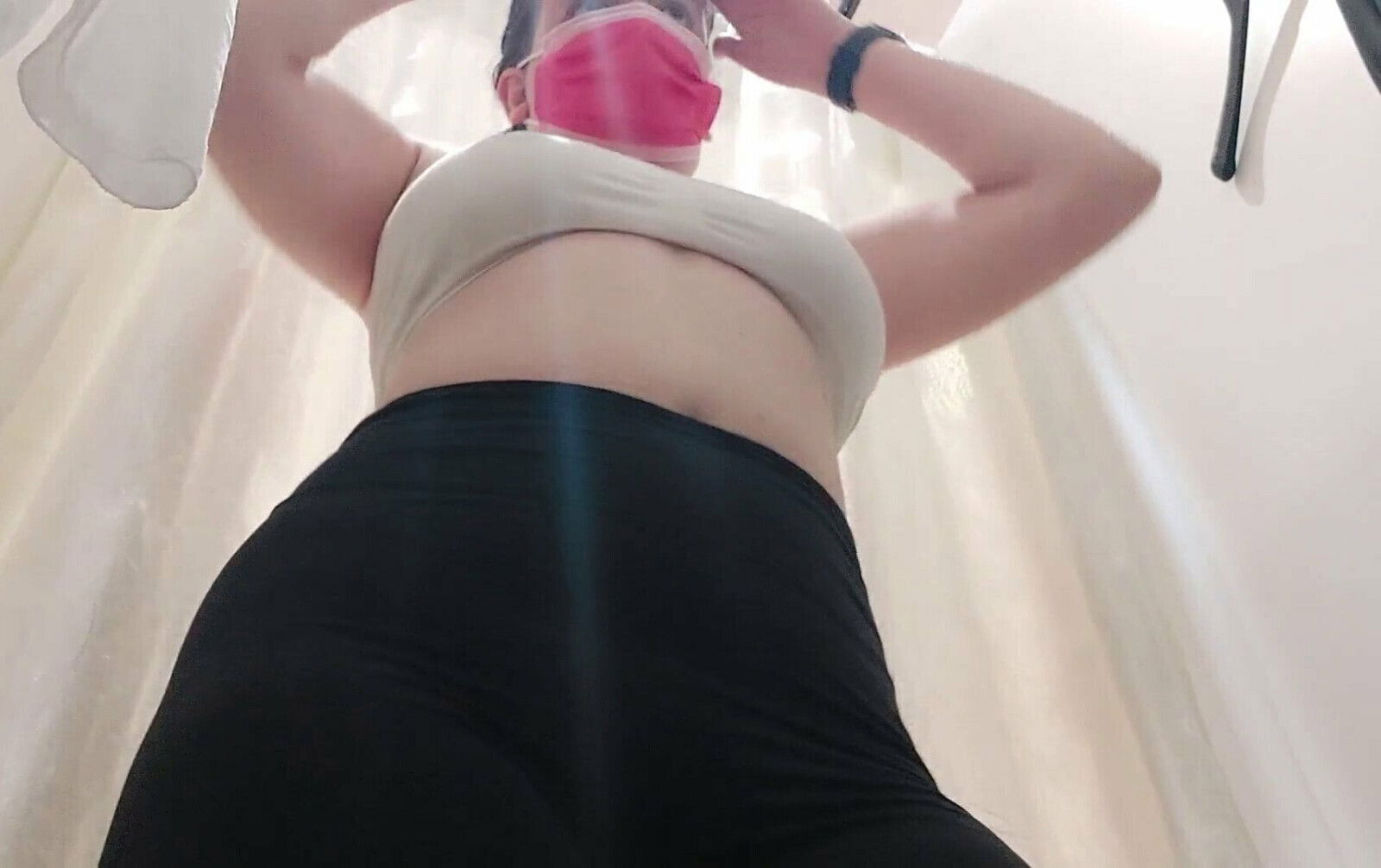 Your Italian stepmother Nicoletta strips clothes shop