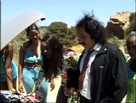 Four ebony girls Menage Trois, Meka Johnson, Shontail, Carmel Lane were driving home from Vegas when their sputtered desert_ fortunately, lard going off-roader agreed drop them