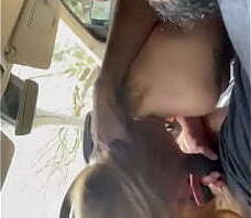 White slobbing black