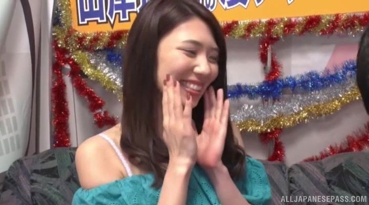 Gorgeous Yamagishi takes hard dick hairy pussy