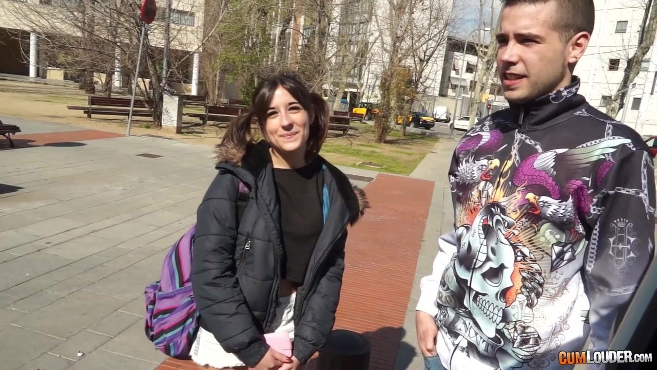 Picked chick Sweet rides strong Alberto Blanco