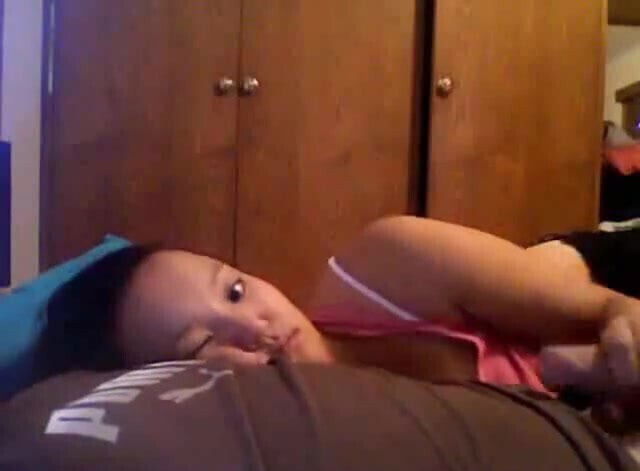 cute korean sucking cock