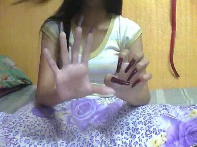 Dark Nails Scratching