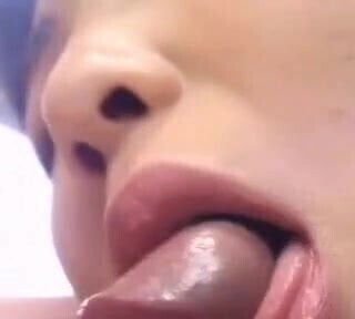 Asian Girl Marie blowjob mouth