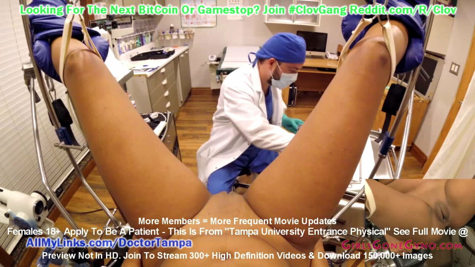 $CLOV Taylor Ortega During Exam Doctor Tampa!