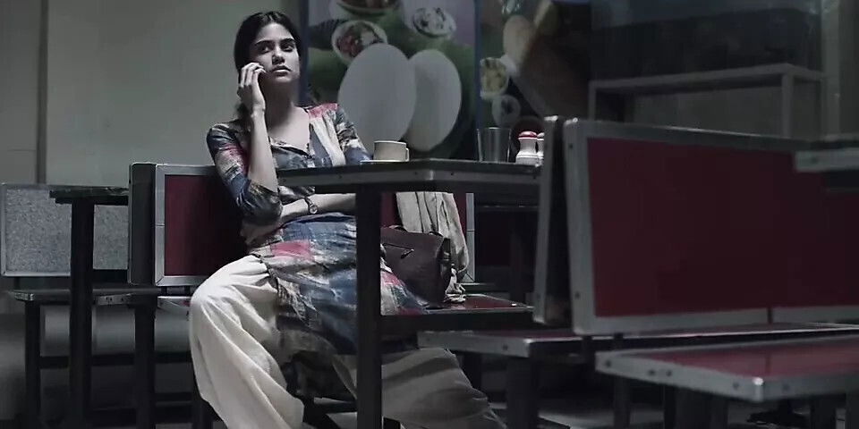 Girl Teasing Waiter Restaurant Series Scene