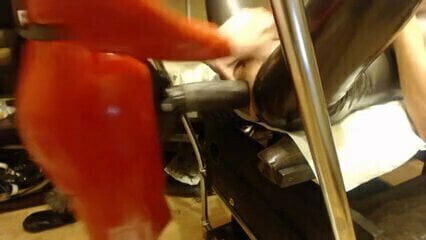 Rough mistress tests slave's limits