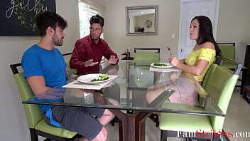 Bro And Sis Fuck While Dad Isn'_t Policing Them- Alice Visby