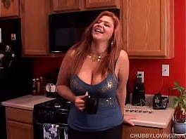 Super cute chubby redhead loves to fuck her soaking wet pussy