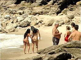Levando Turistas Loucura Chupando Buceta Praia