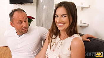 HUNT4K. Lucky quickie with ex-girlfriend near perverted hubby