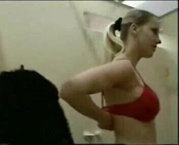 Amateur blonde fuck in dressing room -JG-