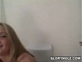 gloryhole spring with braces receives facials