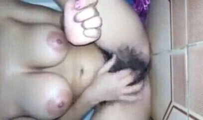 Indian girl fingering showing boobs