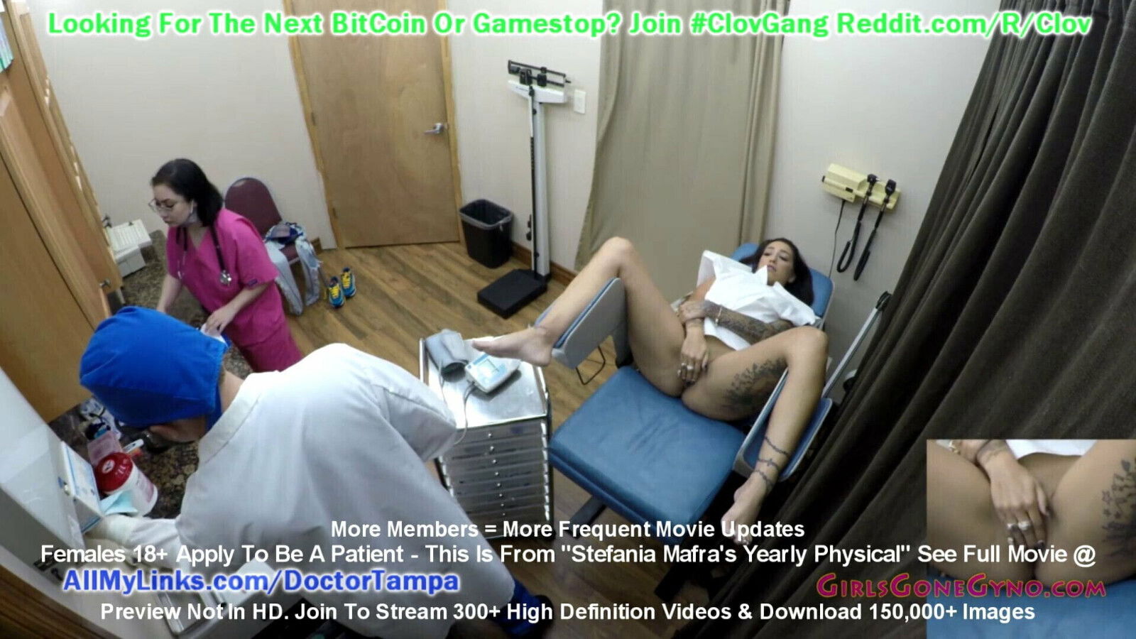 $CLOV Stefania Mafra Exam, Doctor Tampa, Nurse Lenna