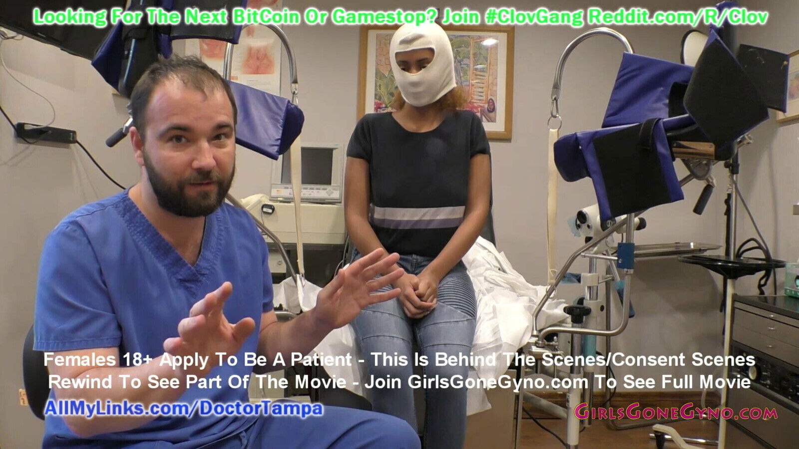 $CLOV Taylor Ortega Gets Annual Gyno Exam From Doctor Tampa!