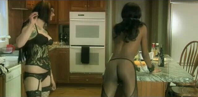 Interracial Lesbian Whipping