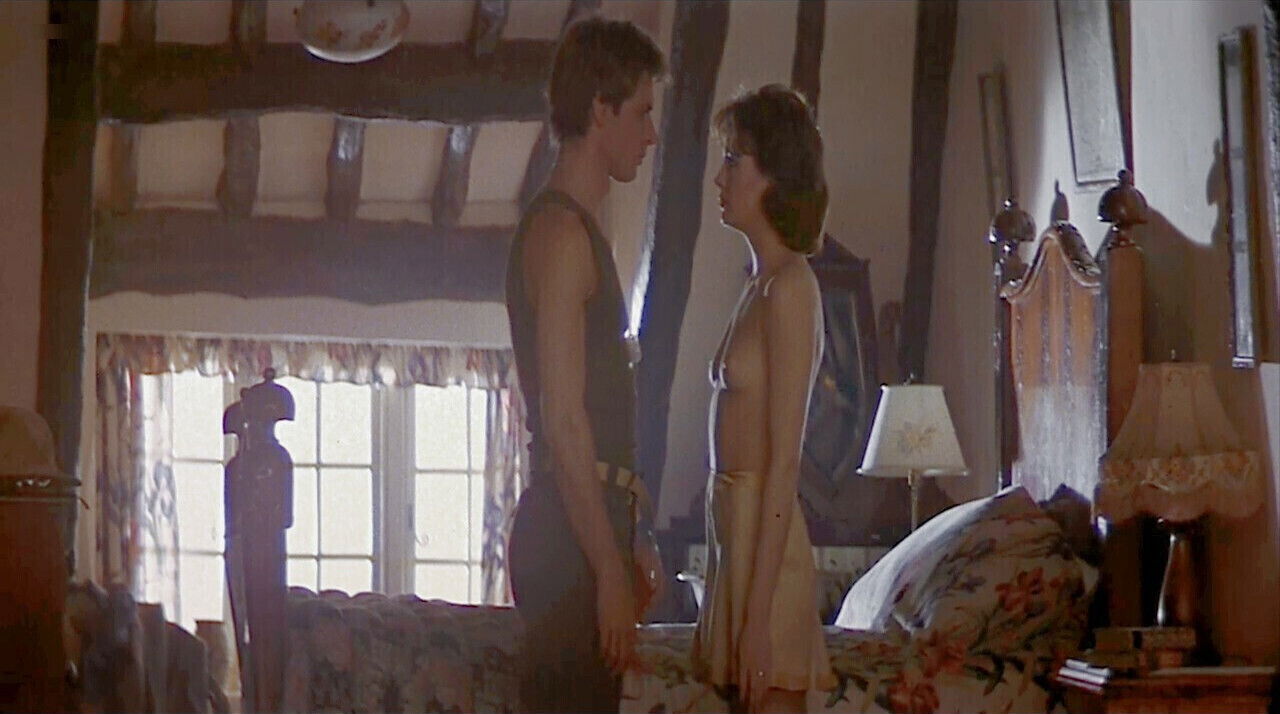 Lesley Anne Down exposing naked body