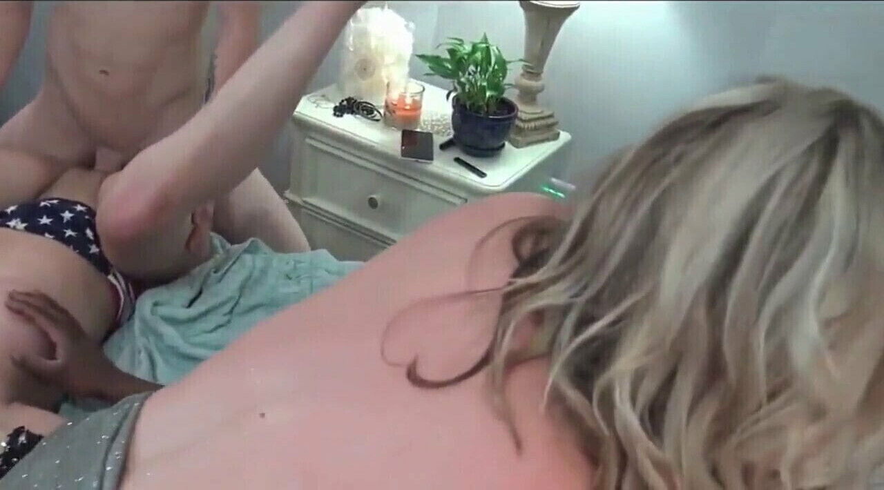 stepmom facial interracial fivesome with hardcore